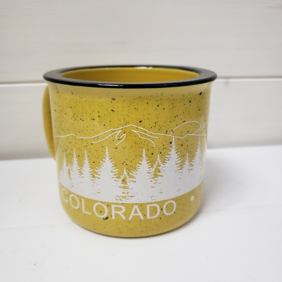 Colorado Mountain heavy pottery mug - Picture 2 of 8